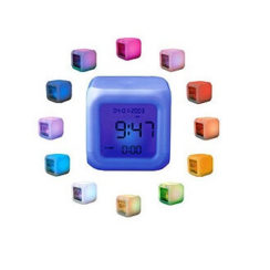 Make Your Day Bright and Colorful with Aurora Color Changing Clock