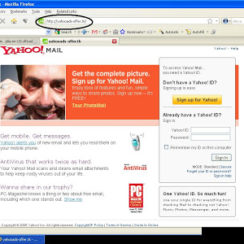 Fake Yahoo! Mail  Web Page For Phishing