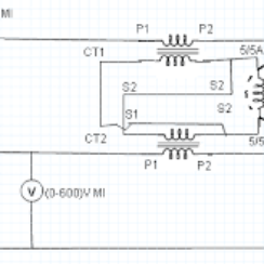 Measurement of 3-Phase Power Using 2 CTs and 1 Wattmeter