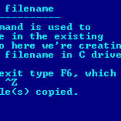 Most Commonly Used Internal and External DOS Commands