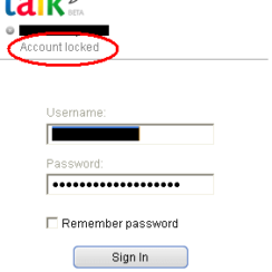 How to Unlock Locked Google Talk Account