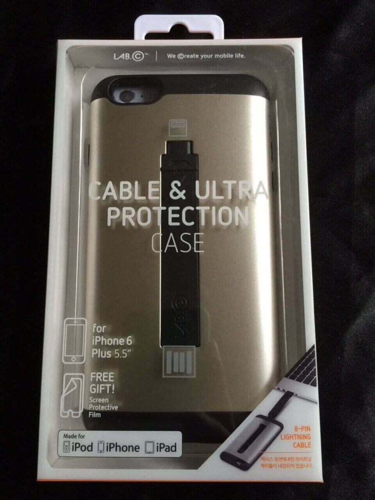 Cable & Ultra-Protection Case for iPhone 6 Plus