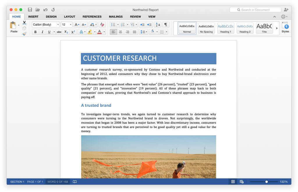 Microsoft Word 2016 for Mac overview