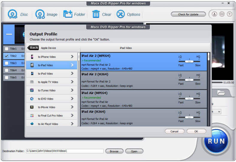 MacX DVD Ripper Pro for Windows can convert Convert DVD to iPhone, iPad, Android