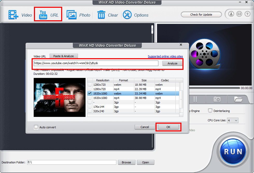Download SD/720P HD/1080P HD/4K UHD Online Videos