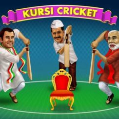 Narendra Modi, Rahul Gandhi, Arvind Kejriwal Kursi Cricket Game