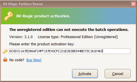 im magic partition resizer activation key im magic partition resizer activation key