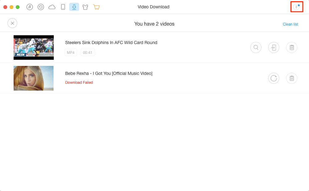 AnyTrans Video Download from YouTube, Vimeo, Facebook, Instagram, Vine, Dailymotion and other 900+ video sites