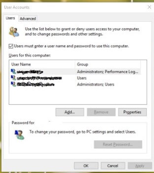 Windows User Accounts