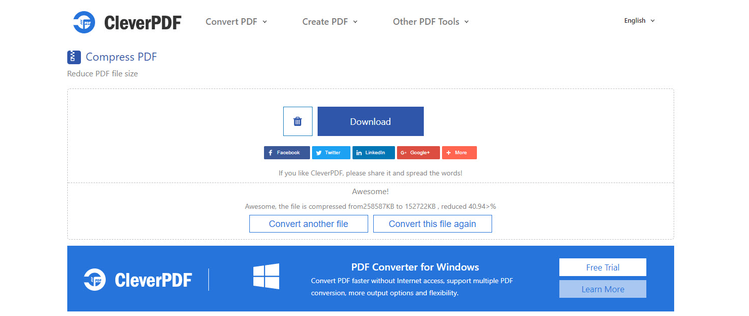 compress files online before downloading