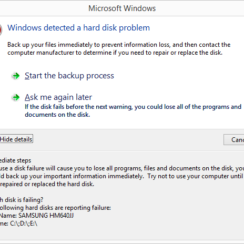 Windows Detected a Hard Disk Problem: Fix it for Windows 7/8/10