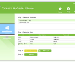 Reset Your Windows 10 Login Password with TunesBro WinGeeker.