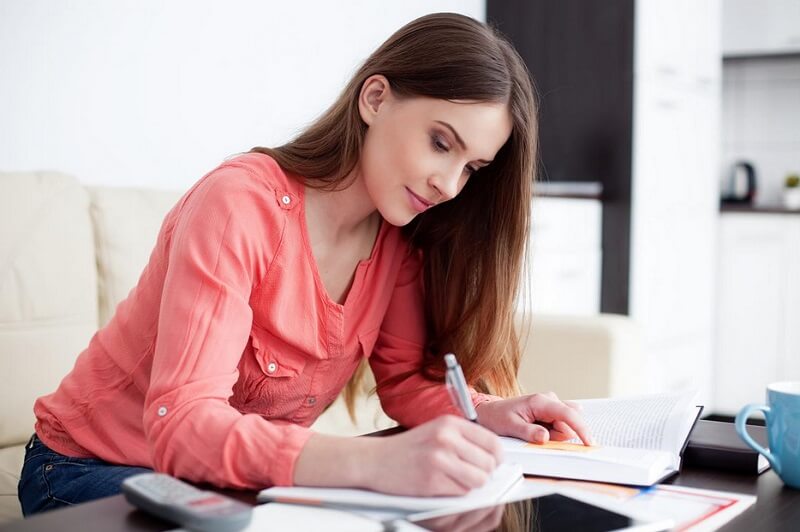 Essay Writing Girl