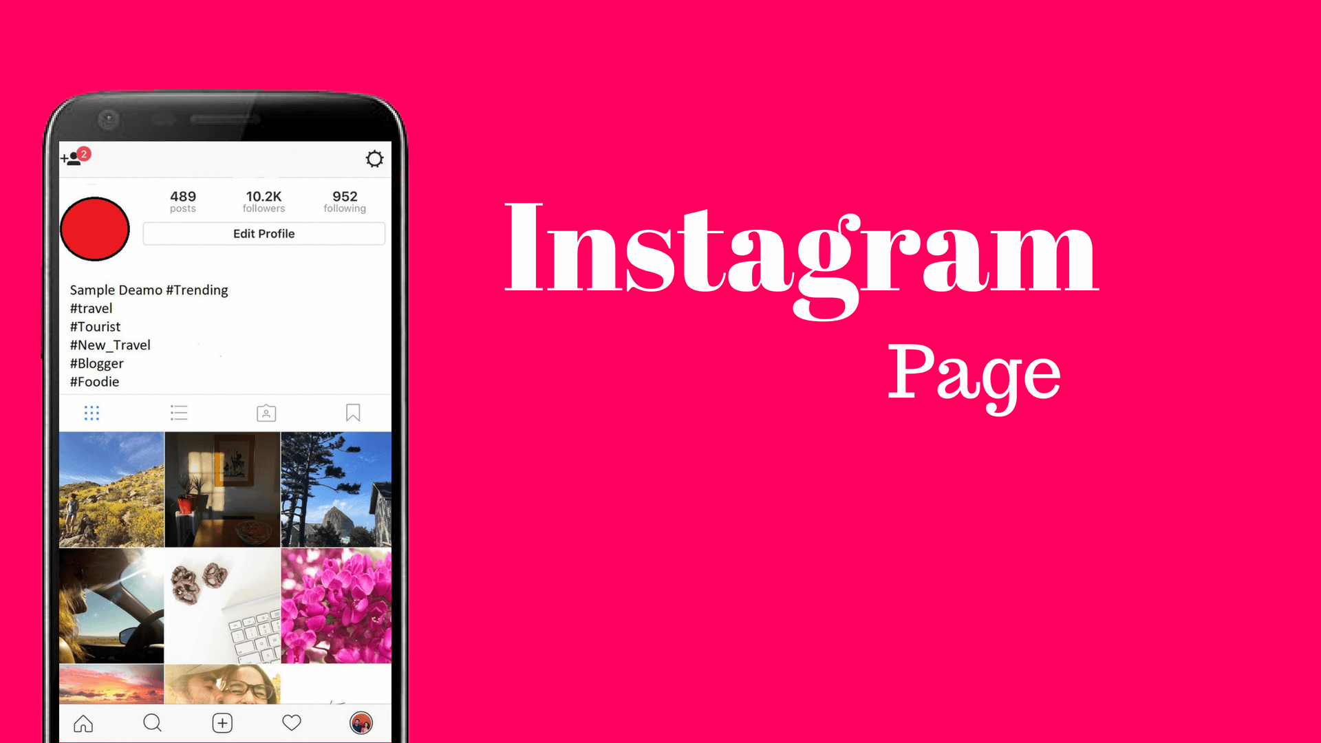 Instagram Page
