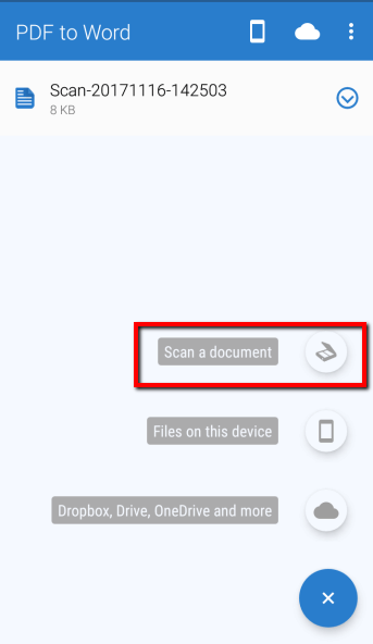 scan a document