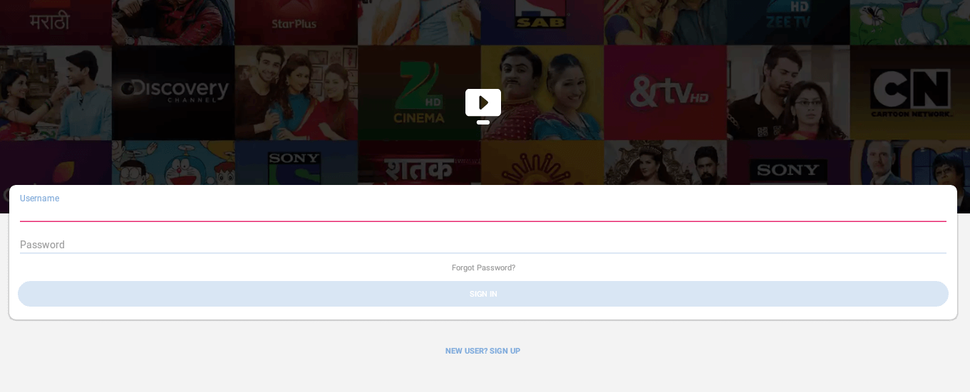 JioTV Sign In. Enter Username and Password