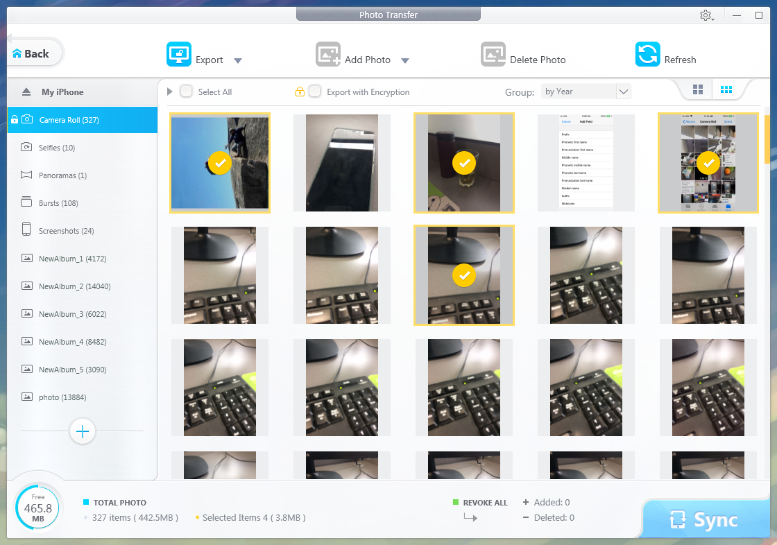 Backup Photos from iPhone with DearMob iPhone Manager