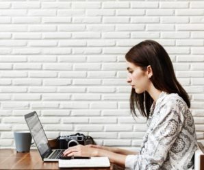 Woman journalist. How to save money and retype your document fast