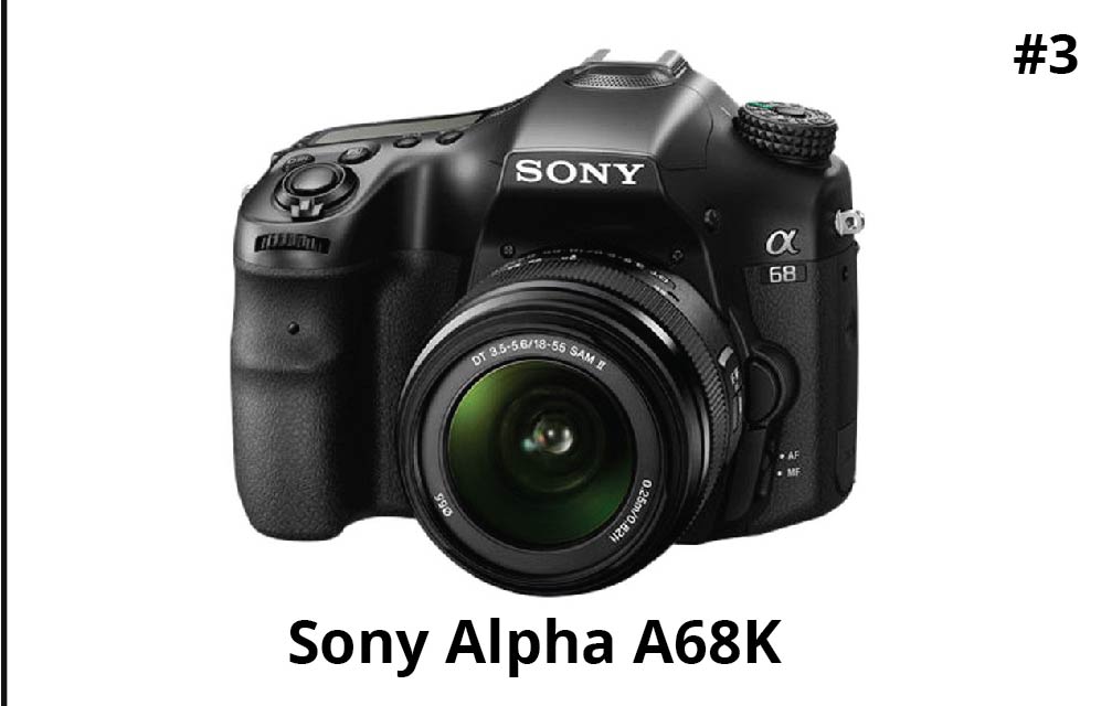 Sony Alpha A68K 24.2 MP Digital SLR Camera (Black) with 18-55 mm Lens