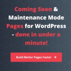 Coming Soon and Maintenance Mode WordPress Plugin Review