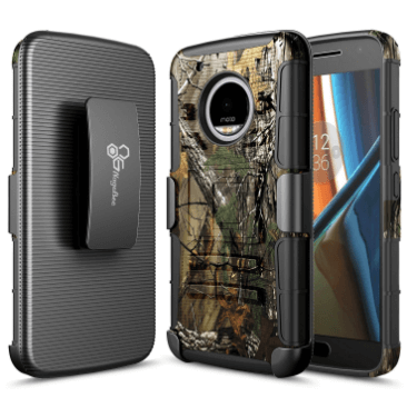 NageBee Heavy Duty Clip Holster Case for Moto E5