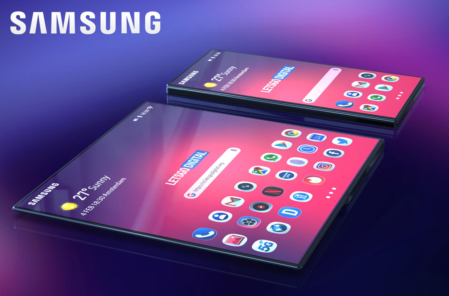 Samsung Galaxy F â Latest News Regarding Foldable Phone