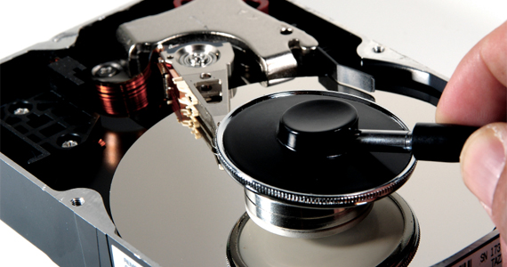 Data Corruption - Hard Drive and Stethoscope. Hard Drive Data Recovery. Hard Drive Fix.