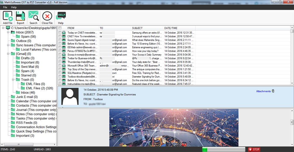 MailsSoftware OST to PST Converter