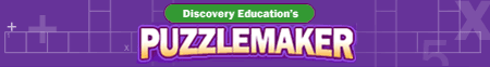 Discovery Education's Puzzlemaker: Create your own cross word puzzles!