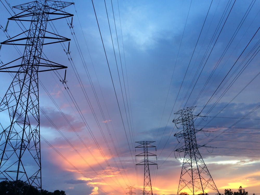 Transmission Tower Under Gray Sky, Clouds, Conductor, Current, Electrical, Electricity, Electricity Bill, Energy, Generator, Grid, High Voltage, Power Lines, Sky, Sunset, Power Supply, Technology, Transmission, Voltage, Watts, Wire, Wires.