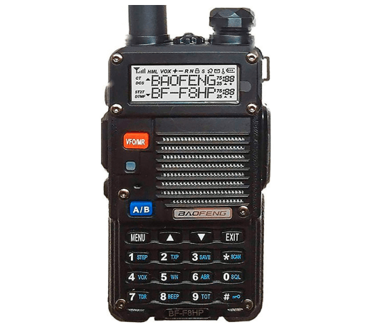 BaoFeng BF-F8HP 8-Watt Dual Band Two-Way Radio