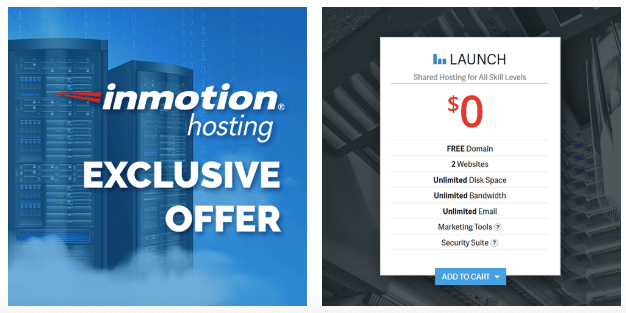 InMotion Hosting Exclusive Offer - Get 1 Year of FREE Hosting.