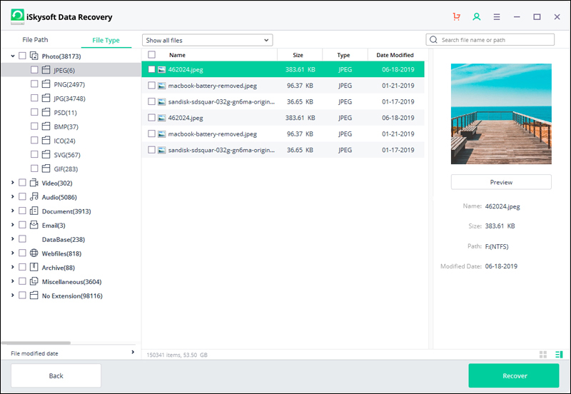 iSkysoft Data Recovery Mac: Recover Deleted Photo, Video, Audio, Document, Email and Web Files.