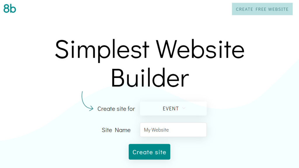 8b Simplest Website Builder. Free & Simple Website Builder. Create Site on Mobile or Desktop.