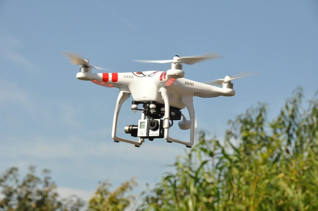 Artificial Intelligence Powered Drone with HD Camera.