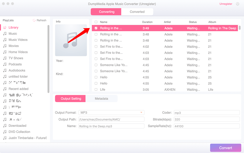 DumpMedia Apple Music Converter Screenshot