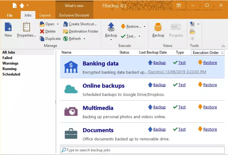 FBackup: Free Backup Software & Data Protection
