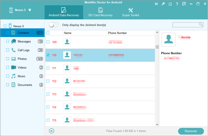 MobiKin Doctor for Android: Best Android Data Recovery Software. Recover Deleted Files From Android.