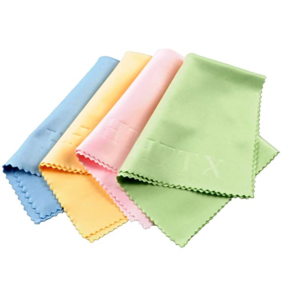Clean Laptop Screen With Microfiber Cloth.