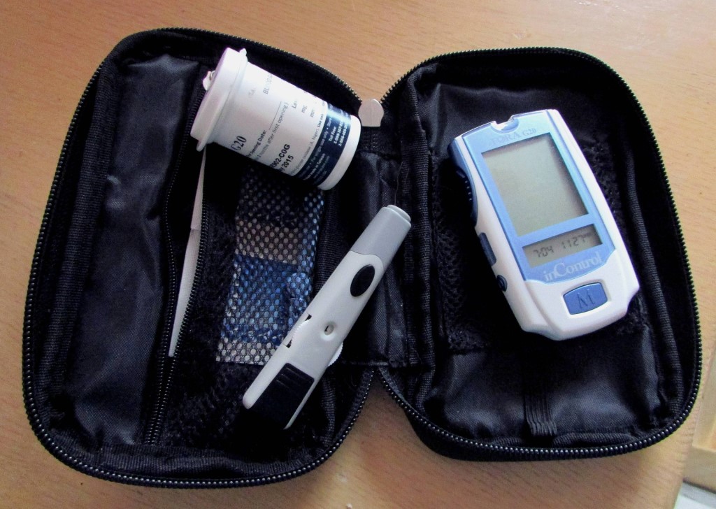 Diabetes blood glucose meter, medical equipment.
