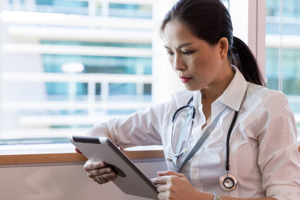Doctor, medical, electronic health records.