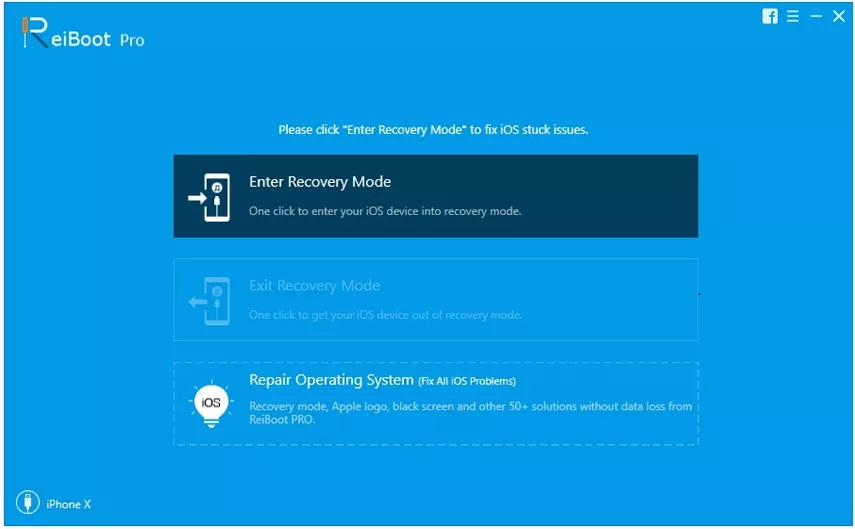 Choose Repair Operating System (Fix All iOS Problems)