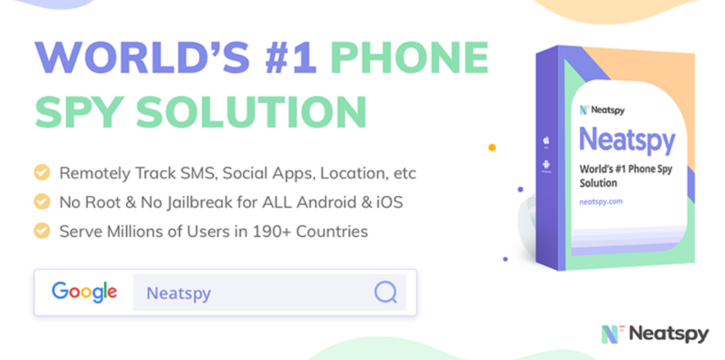 Neatspy Phone Spy Solution: Remotely track the location of a phone in real-time.