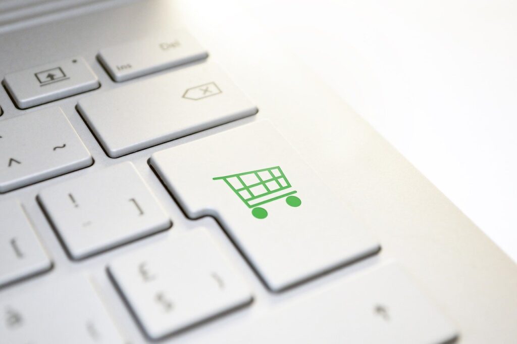Online Shopping, Buy Online, Purchase in One Click.