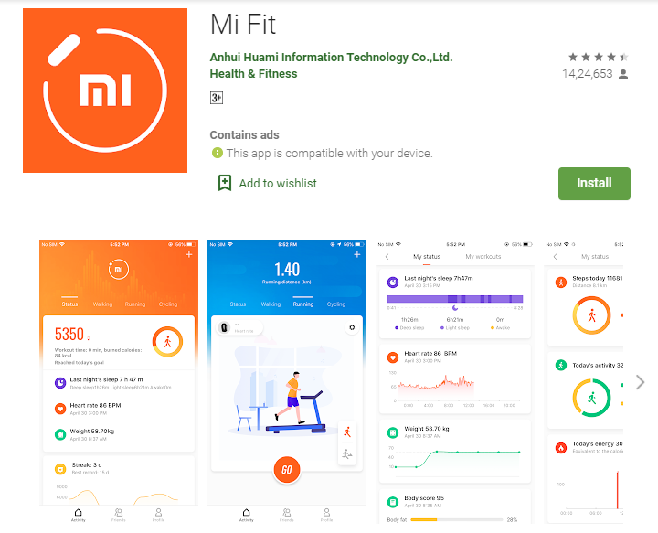Mi Fit App on Google Play