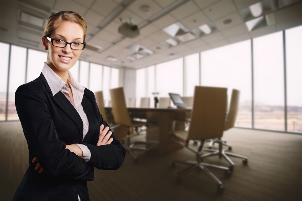 Smiling Business Woman HR.