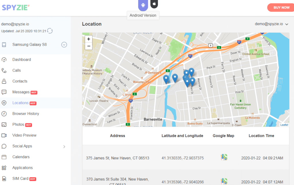 Track an Android Cell Phone Location.