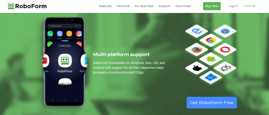 RoboForm Multi-Platform Secure Password Manager Software