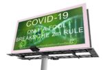 Outdoor LED Display, Social Distancing, Covid-19
