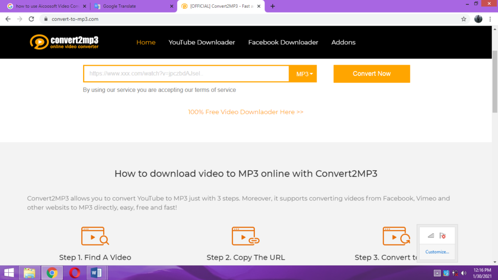 Convert2MP3 - Fast and 100% Free Online Video Converter and Downloader